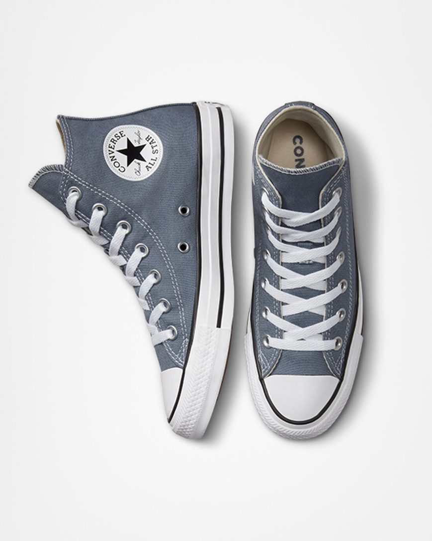 Tenis Converse Chuck Taylor All Star Seasonal Color Cano Alto Feminino Cinzentas | PT O08T159